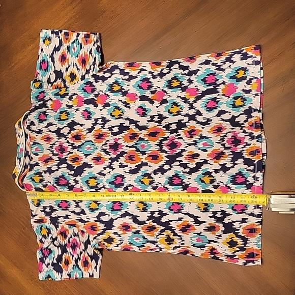 NWT Leopard Ikat Pajama Top Size Medium - Picture 11 of 11
